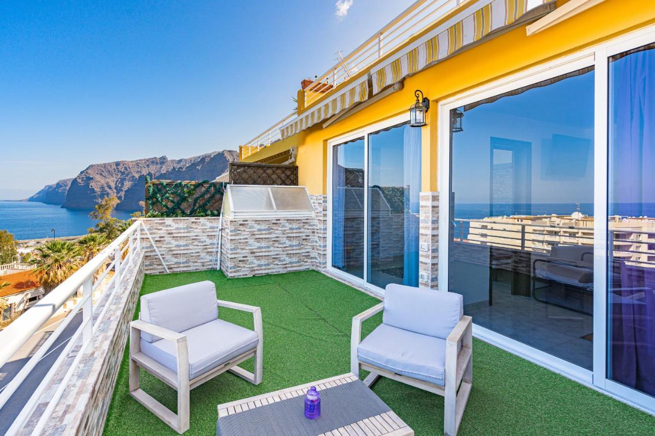 Luxury Apartment With Stunning Ocean View Puerto de Santiago  Ngoại thất bức ảnh